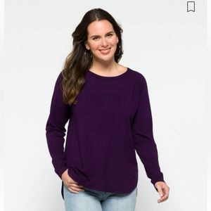 FAITH + ZOE-Divara Button Back Pullover. Size small